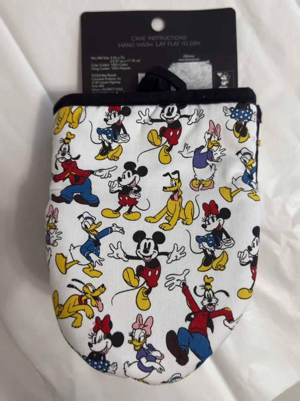 Disney Multicolor Mickey & Friends Baby Mini Mitts - White Base